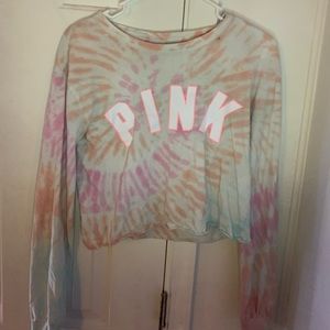 Pink cropped long sleeve
